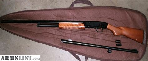 ARMSLIST - For Sale: Mossberg 500 With Choke Tubes and Slug Barrel