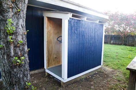 DIY Lawn Mower Shed // Quick and Easy DIY - Love & Renovations