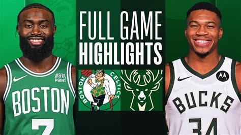 CELTICS at BUCKS | FULL GAME HIGHLIGHTS | January 11, 2024 - The Global ...