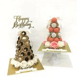 Birthday Croquembouche Tower (Black) | Giftr - Malaysia's Leading Online Gift Shop