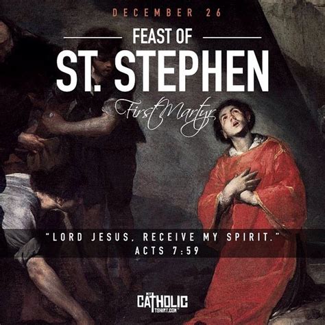 My Catholic Tshirt — Feast of St. Stephen. #life #christian #catholic...