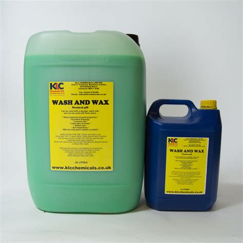 WASH AND WAX 25LTR, 5LTR – KLC Chemicals