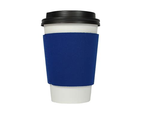 10 Blank Coffee Sleeves Royal Blue NEOPRENE Coffee Sleeves | Etsy