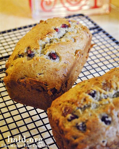 Fruit and Nut Bread - Like Mother Like Daughter