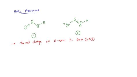 SOLVED: 'Given the following two resonance structures for HNO2, check all that are true Possible ...