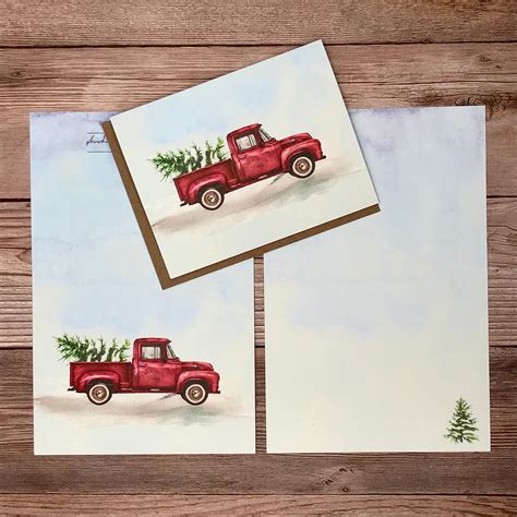 Vintage Farm Trucks Harvest Truck Variety Pack 12 Note Card - Etsy