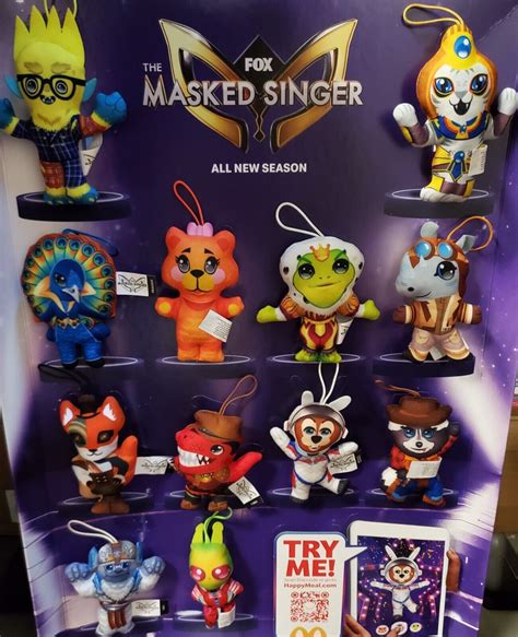 McDONALD'S 2023 MASKED SINGER & OTHER PLUSH TOYS - PICK YOURS - ON HAND ...