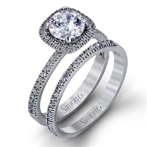 Simon G Two Tone Duchess Collection Diamond Engagement Ring Setting