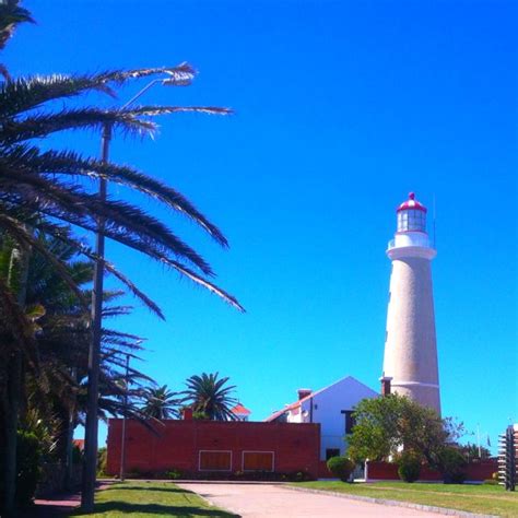 Lighthouse . Faro de punta del este. Light House, Cn Tower, Building ...