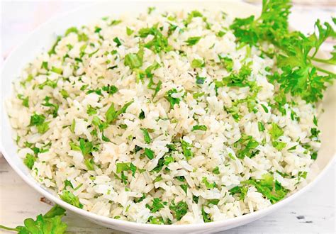 Parsley Rice ~ Easy Recipe ~ This Wife Cooks™