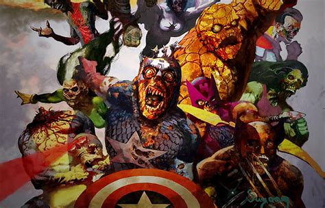 4 Marvel Zombies, halloween marvel HD wallpaper | Pxfuel