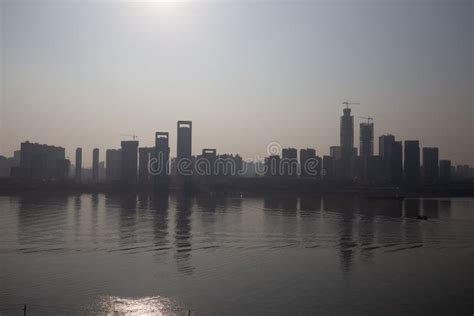 Changsha China City Skyline Stock Photo - Image of aerial, china: 144599746