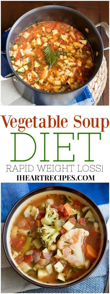 7 Day Vegetable Soup Diet | I Heart Recipes