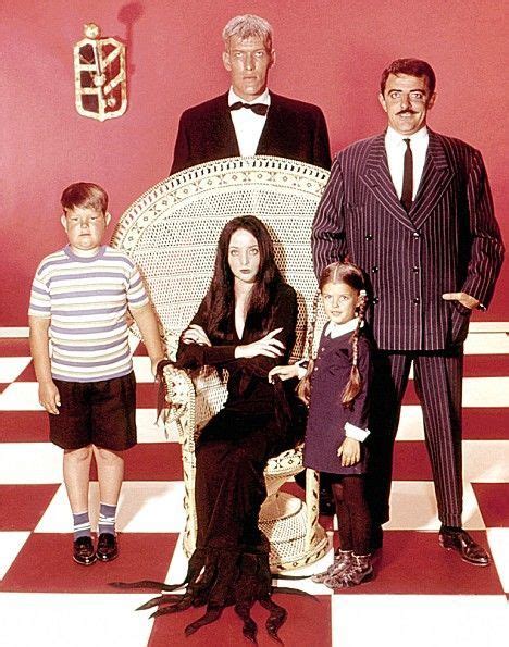 Early publicity photo of The Addams Family (1964) | Addams family tv show, 60s tv shows ...