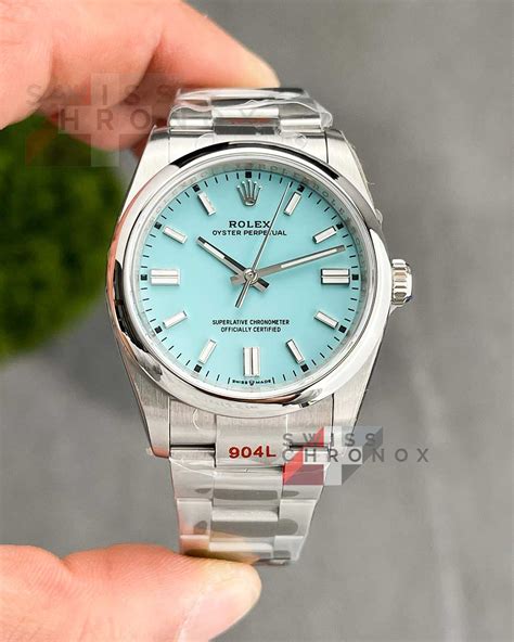 Rolex Oyster Perpetual 36 Tiffany Blue Dial 126000