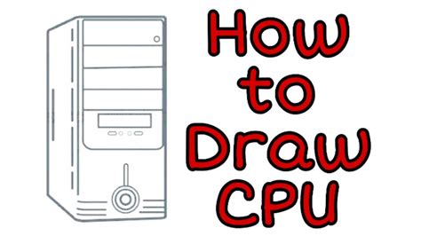 How to Draw a CPU ? - YouTube