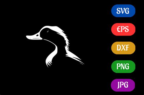 Duck | Silhouette Vector SVG EPS DXF PNG Graphic by Creative Oasis ...