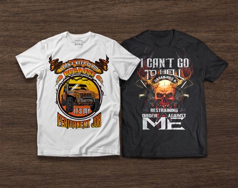 Custom bulk t shirt design on Behance