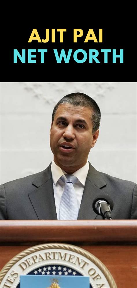 Ajit Pai Net Worth & Bio | Net worth, Trivia images, Medical university