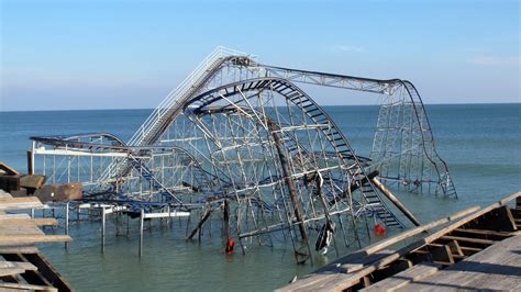 Pier where coaster fell into sea to be rebuilt