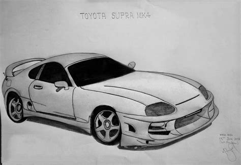 Toyota Supra "MK4", Sketch by MZA