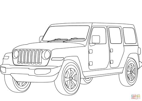 Jeep Coloring Pages Jeep Drawing For Kids Coloring Pages | Images and ...