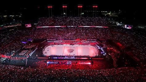 NHL Stadium Series | Carolina Hurricanes play Washington Capitals ...