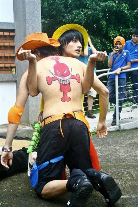 luffy and portgas d ace cosplay one piece by ulquigeloz on DeviantArt