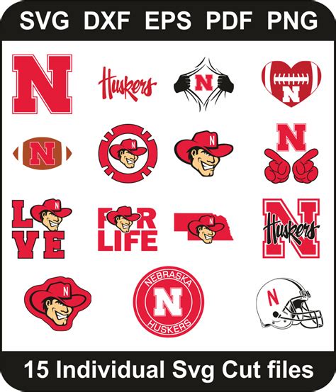 Nebraska Huskers Svg Bundle