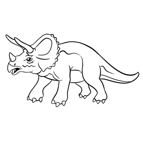 Triceratops Dinosaurs, Dinosaur Drawing, Rat Drawing, Dino Drawing PNG and Vector with ...