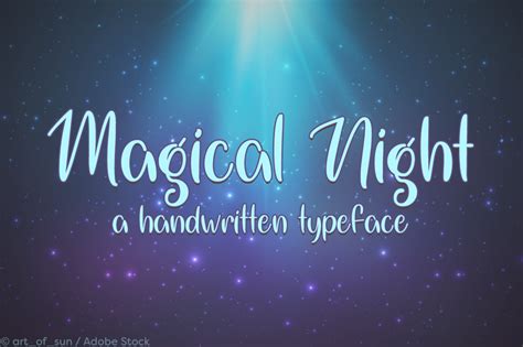 Magical Night Font | dafont.com