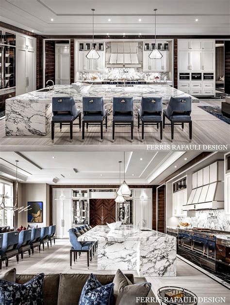 Drake's marble kitchen at his Toronto's mansion | Casas de lujo, Planos de casas medidas, Casas ...