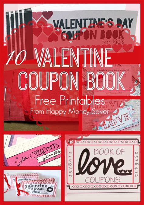 10 Valentines Day Coupon Book Free PRINTABLES! | Coupon template ...