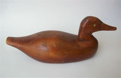 Wonderful Vintage Wooden Hand Carved Decoy Duck Collectible | Wood carving faces, Carving, Wood ...
