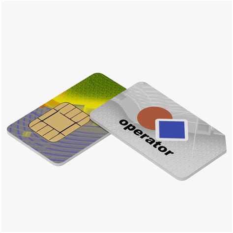 Vodafone Sim Card Types 3D Model $29 - .3ds .blend .c4d .fbx .max .ma ...