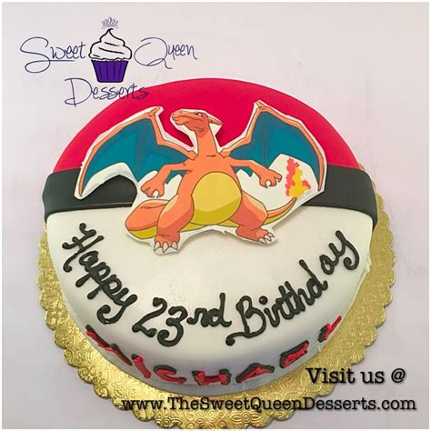 Pokemon Poke Ball Charizard cake by Sweet Queen Desserts | Charizard ...