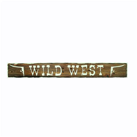 Sign - "Wild West", Signs and Easels – Event Hire, Sunshine Coast