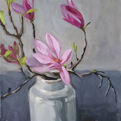 Magnolia Painting - Etsy