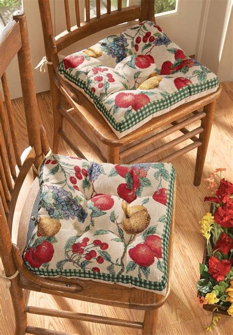 Kitchen Chair Cushions with Ties