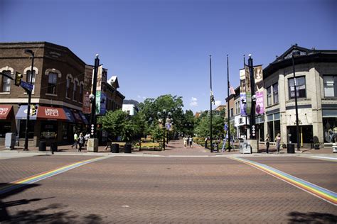 Downtown streets in Boulder, Colorado image - Free stock photo - Public ...