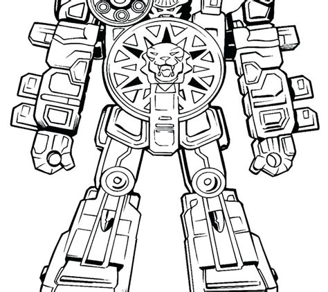 Power Rangers Megazord Coloring Pages at GetColorings.com | Free ...