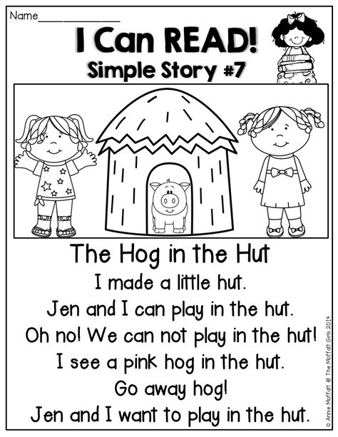 I Can Read Simple Stories! Fun little stories that kids can READ with SIGHT WORDS and ...