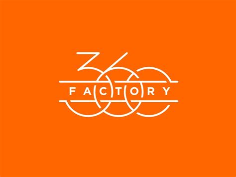 Factory 360 Logo | Logo design, Minimalist logo design, Create logo design