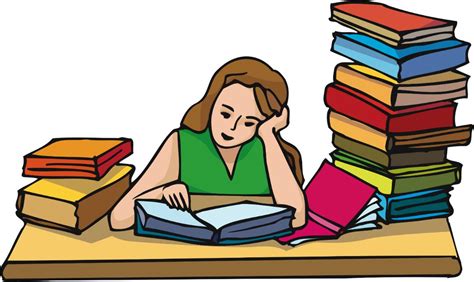 student studying clipart - Clip Art Library