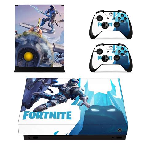 Fortnite decal skin sticker for Xbox One X console and controllers