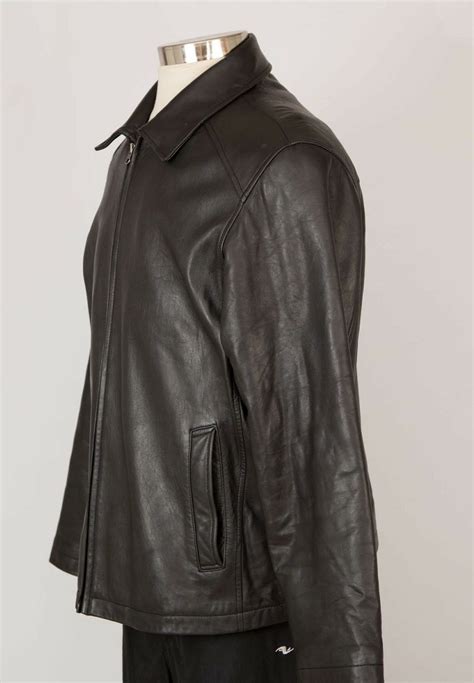 Member's Mark Black Leather Jacket - AirBorne Jacket