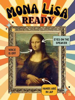 Mona Lisa Art Procedures Poster by MrsBanta | TPT