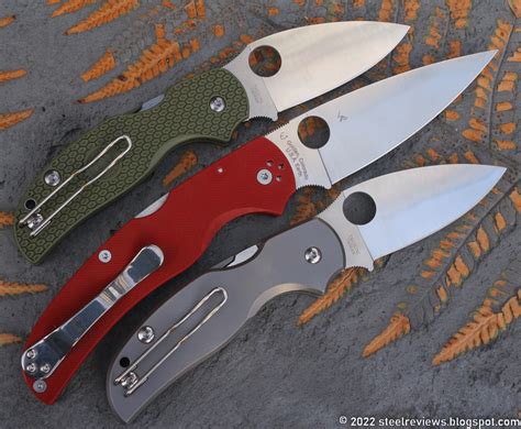 Steel Reviews: New arrivals: Spyderco Native Chief red G10, Sage 5 Titanium & FRN