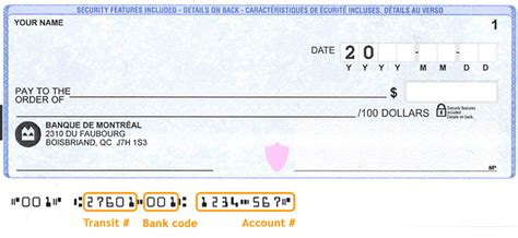 Canadian Bank Account Number Format