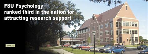 FSU Psychology Ranked Third in the Nation for Attracting Research Support | Department of Psychology